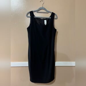 Jade Classic Black Midi Dress